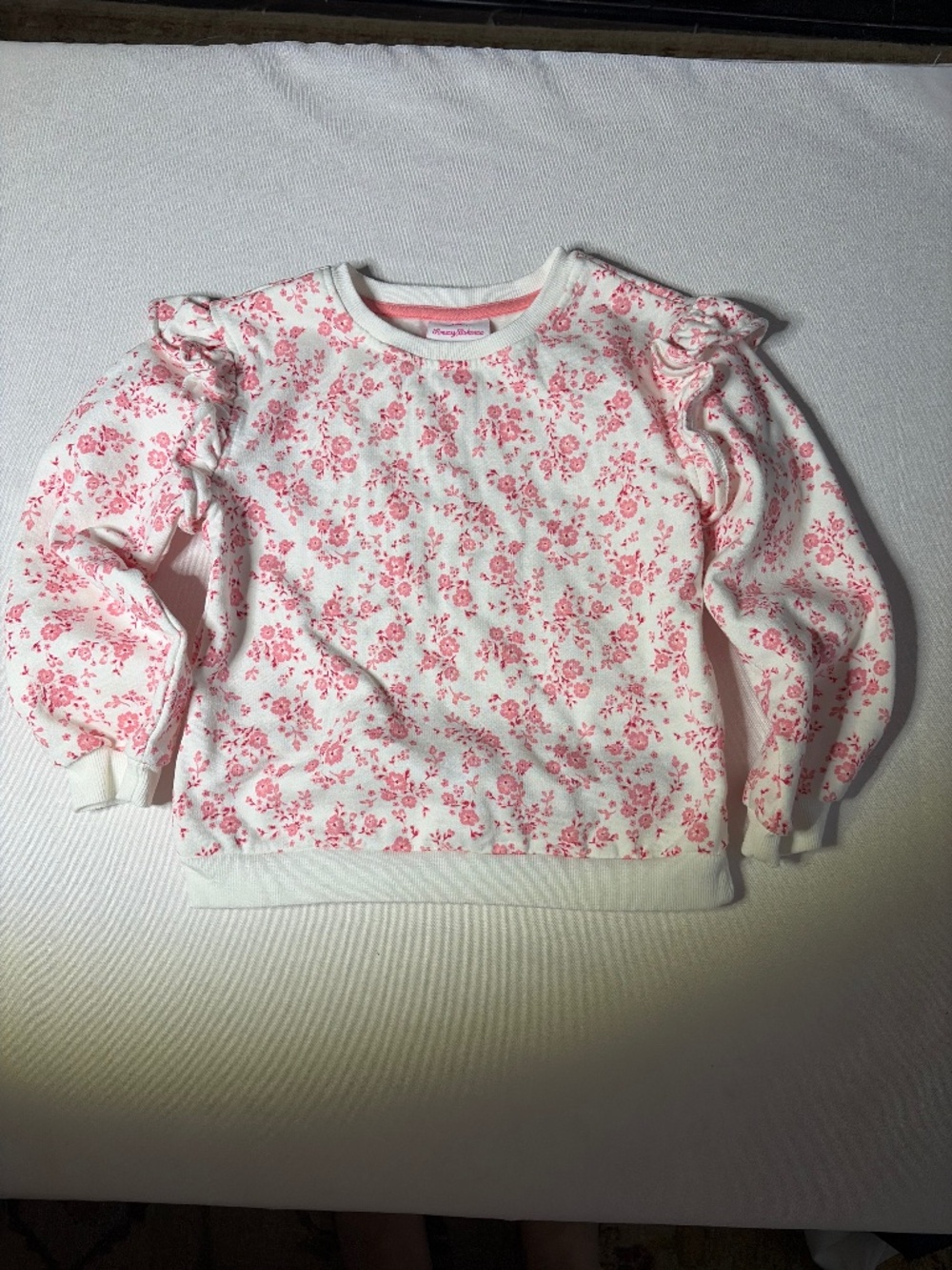 Tommy Bahama Girls Ruffle Sweatshirt size 5